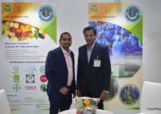 Amit Kalya and Sagar Deore from Kalya Exports. The Indian exporting company focuses mainly on grapes